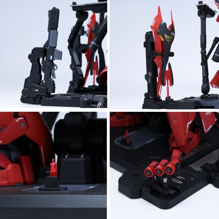 Phụ kiện EWRG026 Base Stand Hangar Missionpack Hanger cho mô hình HG RG Sazabi và các loại tương tự