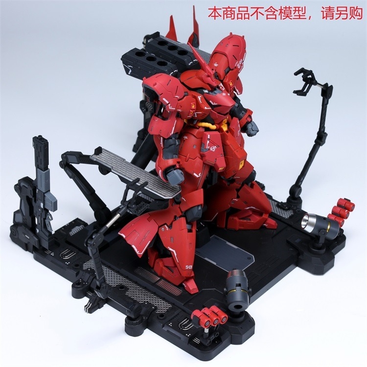 Phụ kiện EWRG026 Base Stand Hangar Missionpack Hanger cho mô hình HG RG Sazabi và các loại tương tự