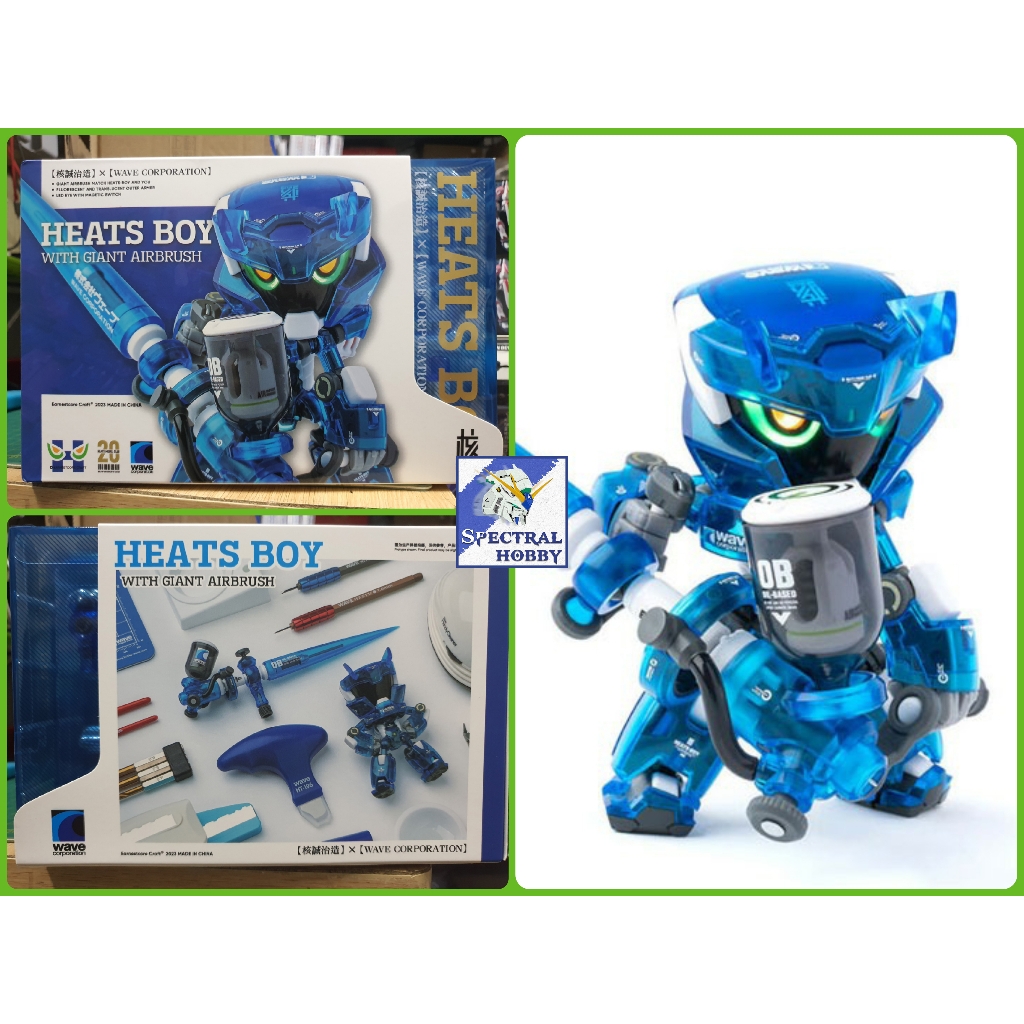 Bút sơn mô hình DSPIAE kèm figure HEATS BOY GIANT AIRBRUSH Knife holder