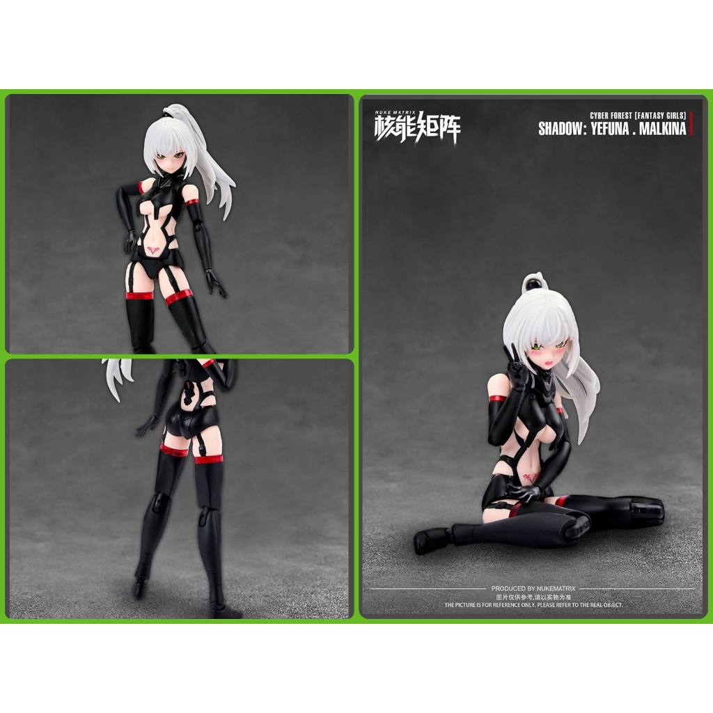 Mô hình lắp ráp Nuke Matrix CF05 Yefuna Malkina Centaur 1/12 Cyber Forest Fantasy Girls