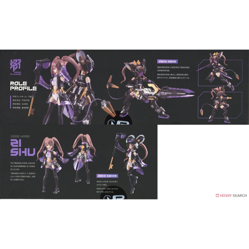 Mô hình lắp ráp MS General Raider of Shadow RS-01 Rat Zodiac RS01