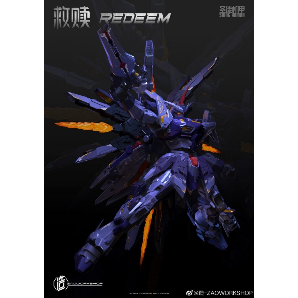 Mô hình lắp ráp MG 1/100 Saint Armor Redeem ZaoWorkshop