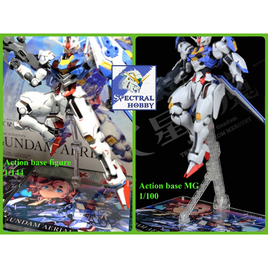Đế giá đỡ action base MICA cho gundam Aerial Lfrith Beguir Beu Calibarn Witch Mercury các loại