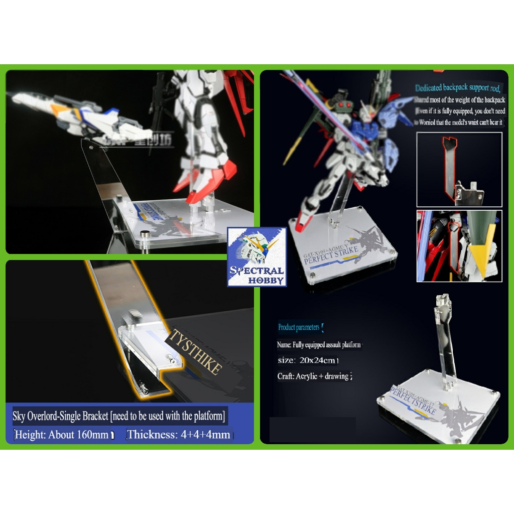 Đế giá đỡ Action Base mica cho PG Perfect Strike GUNDAM PLATFORM CUSTOM (Không kèm gundam)