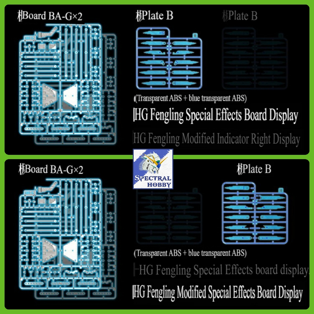 Phụ kiện mô hình  Effect Unit cho FM HG AERIAL \ REBUILD \ MIRASOUL - DDB MODEL