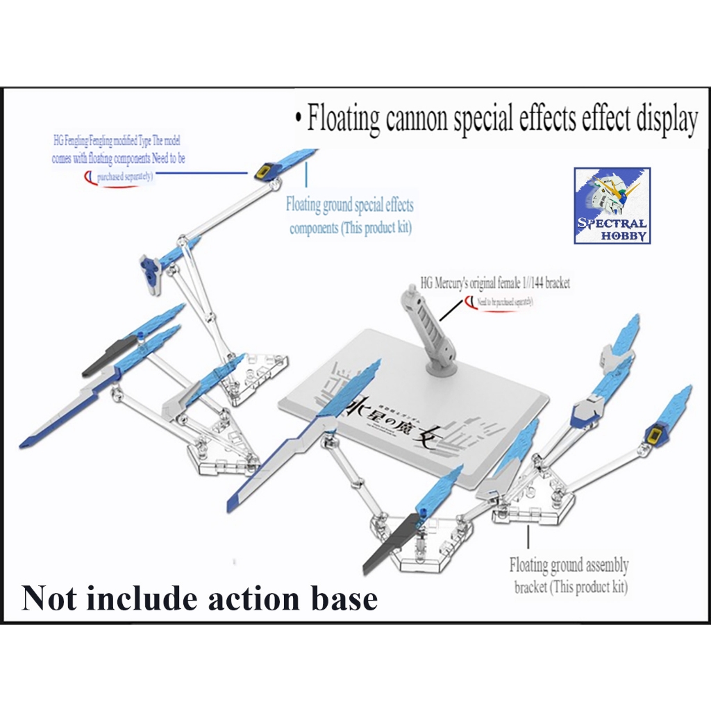 Phụ kiện mô hình  Effect Unit cho FM HG AERIAL \ REBUILD \ MIRASOUL - DDB MODEL