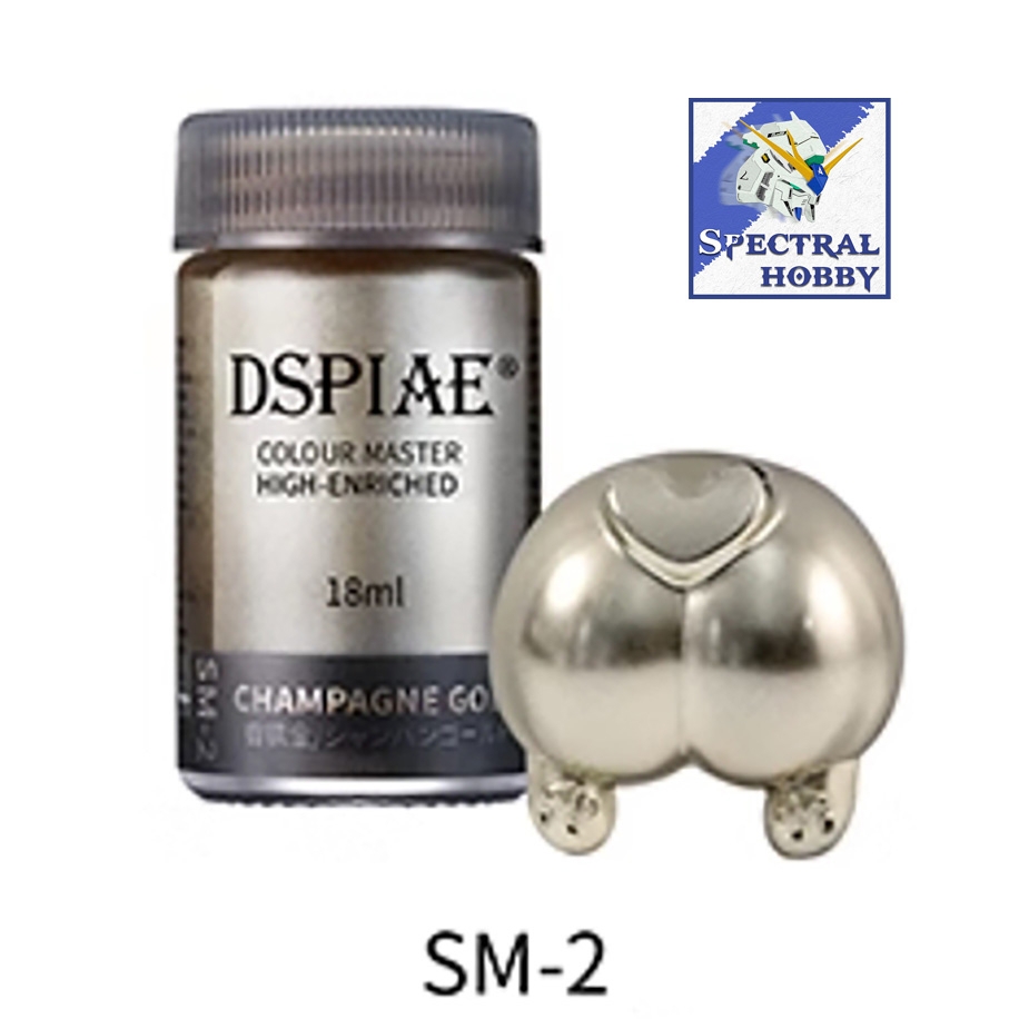 Sơn mô hình DSPIAE color siêu đen / bạc super black silver SPM1 SPM2 lacquer paint