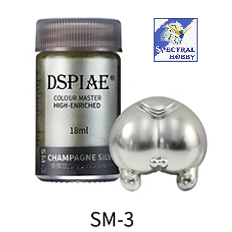Sơn mô hình DSPIAE color siêu đen / bạc super black silver SPM1 SPM2 lacquer paint