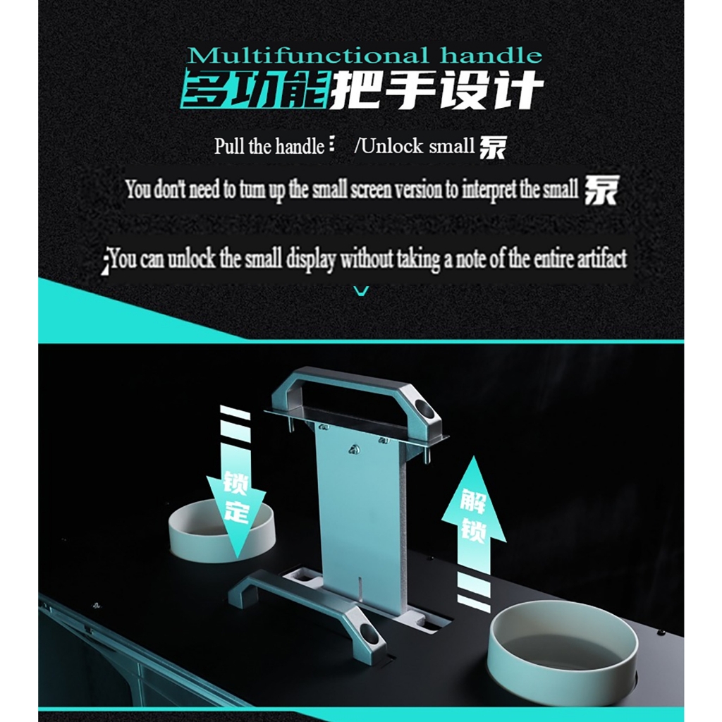 Hộp hút mùi sơn thác rèm nước MD V3 áp suất âm 115W Negative pressure water curtain spray box