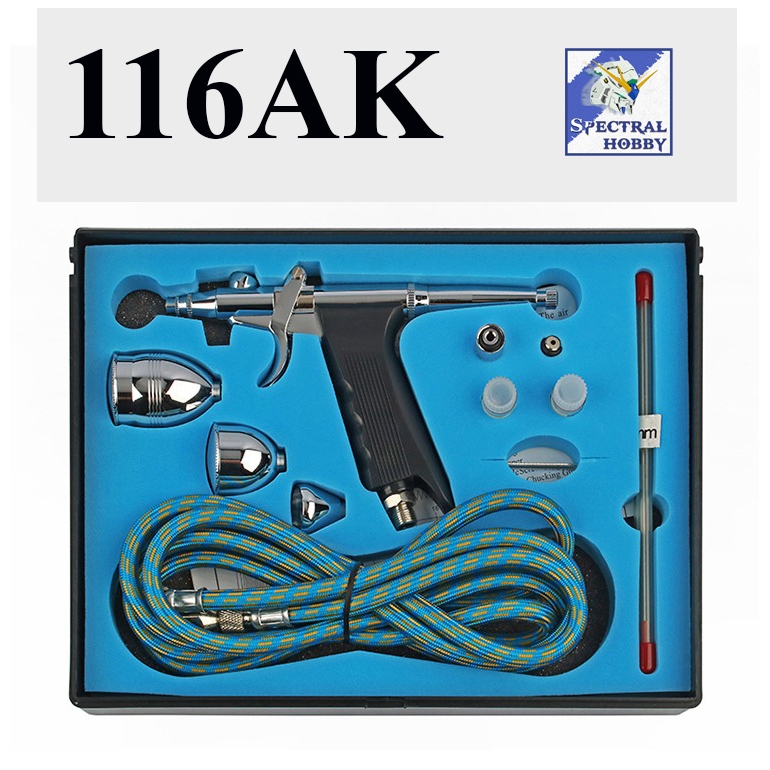 Bút sơn mô hình Professional Airbrush Kit 116 116A 116B 116P 0.3mm 2cc / 5cc / 13cc