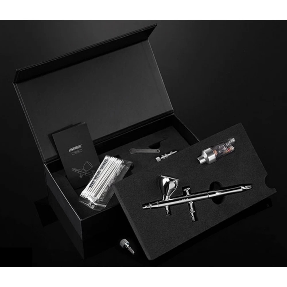 Dụng cụ bút sơn mô hình Pen airbrush USTAR KP45 KP-45 0.3mm 7cc Dual Action Japan Style