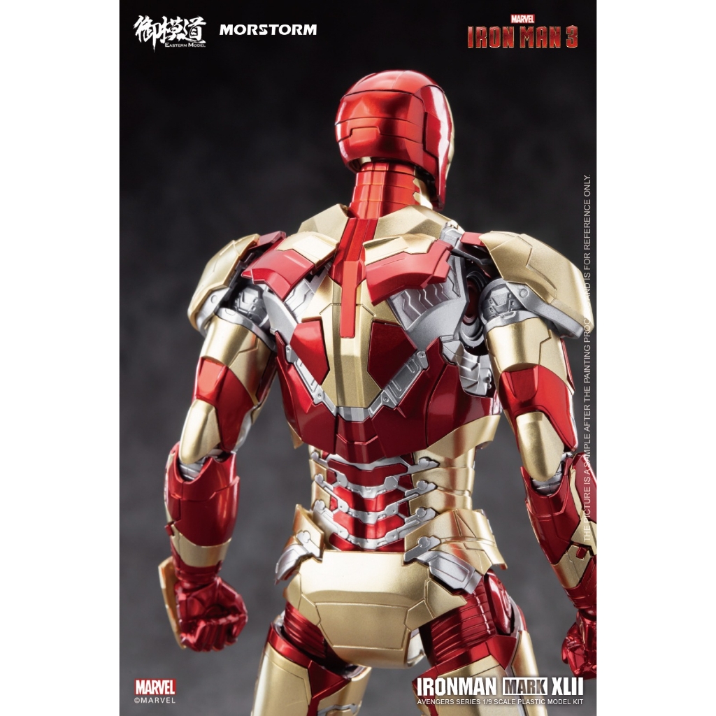 Mô hình lắp ráp Ironman MK42 Marvel Avengers Iron Man Mark XLII 1/9 Civil War Morstorm