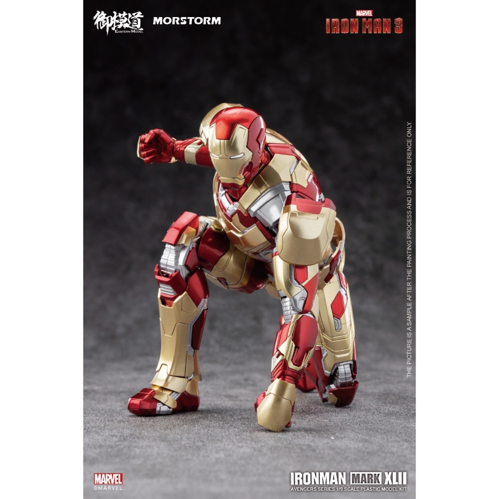 Mô hình lắp ráp Ironman MK42 Marvel Avengers Iron Man Mark XLII 1/9 Civil War Morstorm