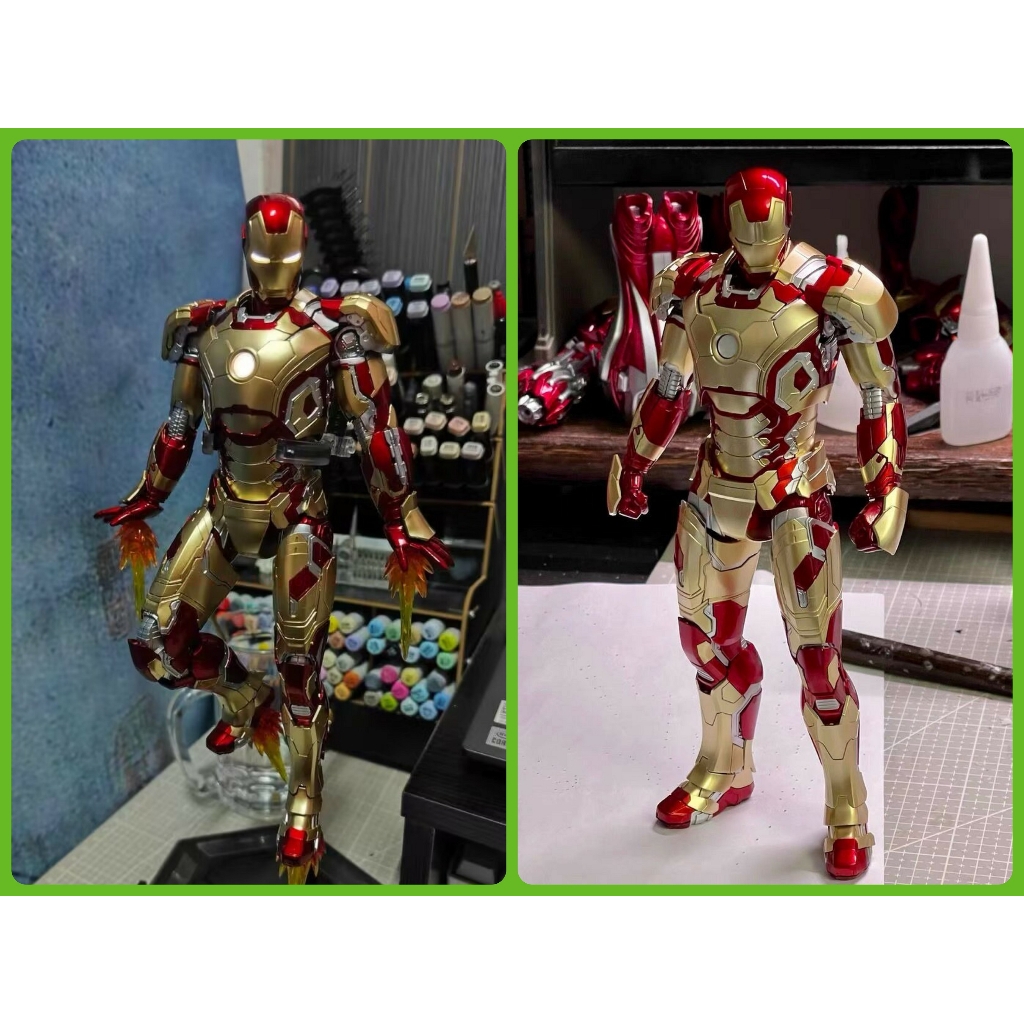 Mô hình lắp ráp Ironman MK42 Marvel Avengers Iron Man Mark XLII 1/9 Civil War Morstorm