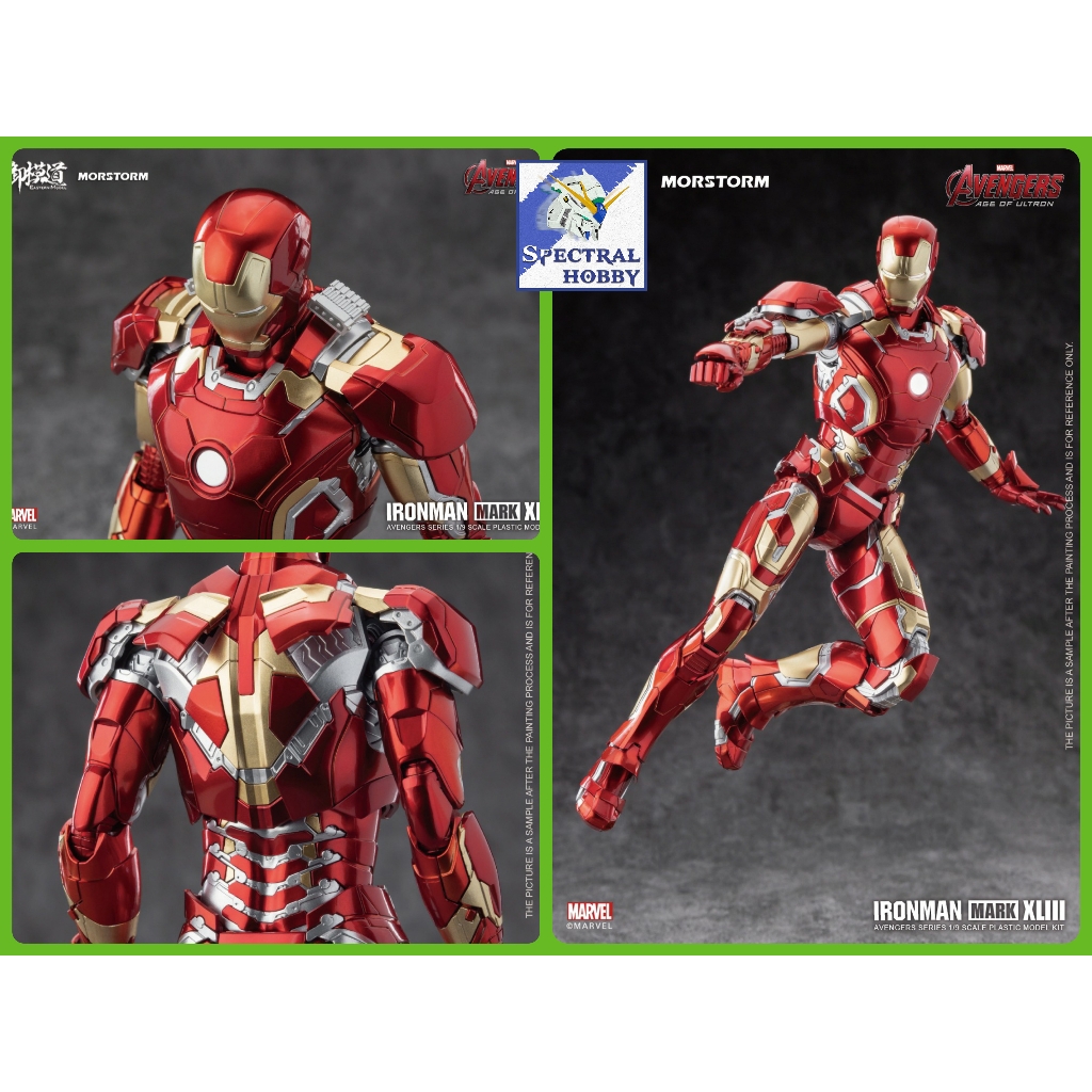 Mô hình lắp ráp Ironman MK43 Marvel Avengers Iron Man Mark XLIII 1/9 Civil War Morstorm