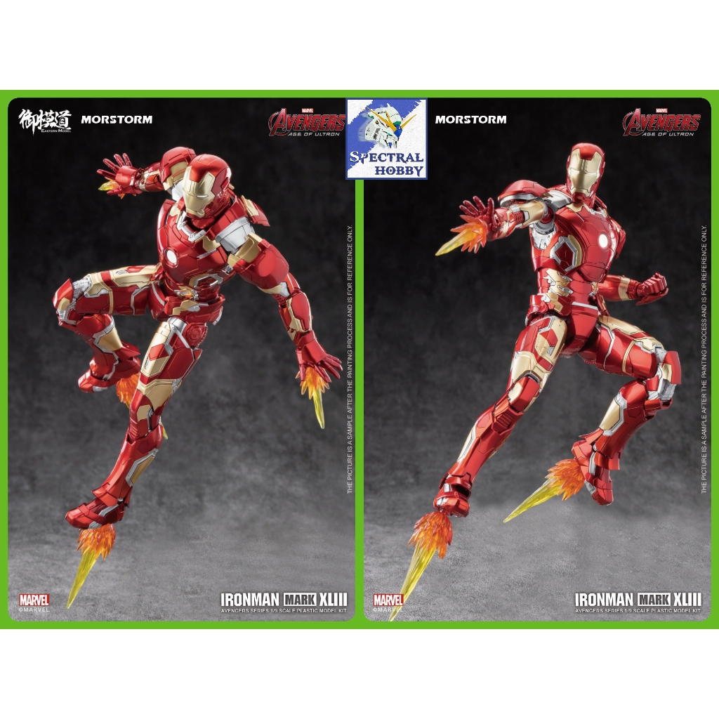Mô hình lắp ráp Ironman MK43 Marvel Avengers Iron Man Mark XLIII 1/9 Civil War Morstorm