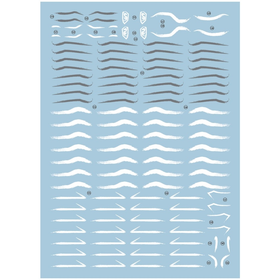 Decal nước dán mô hình XH01 BAI QI MNP-XH02 XH03 Ao bing DRAGON AOBING water sticker