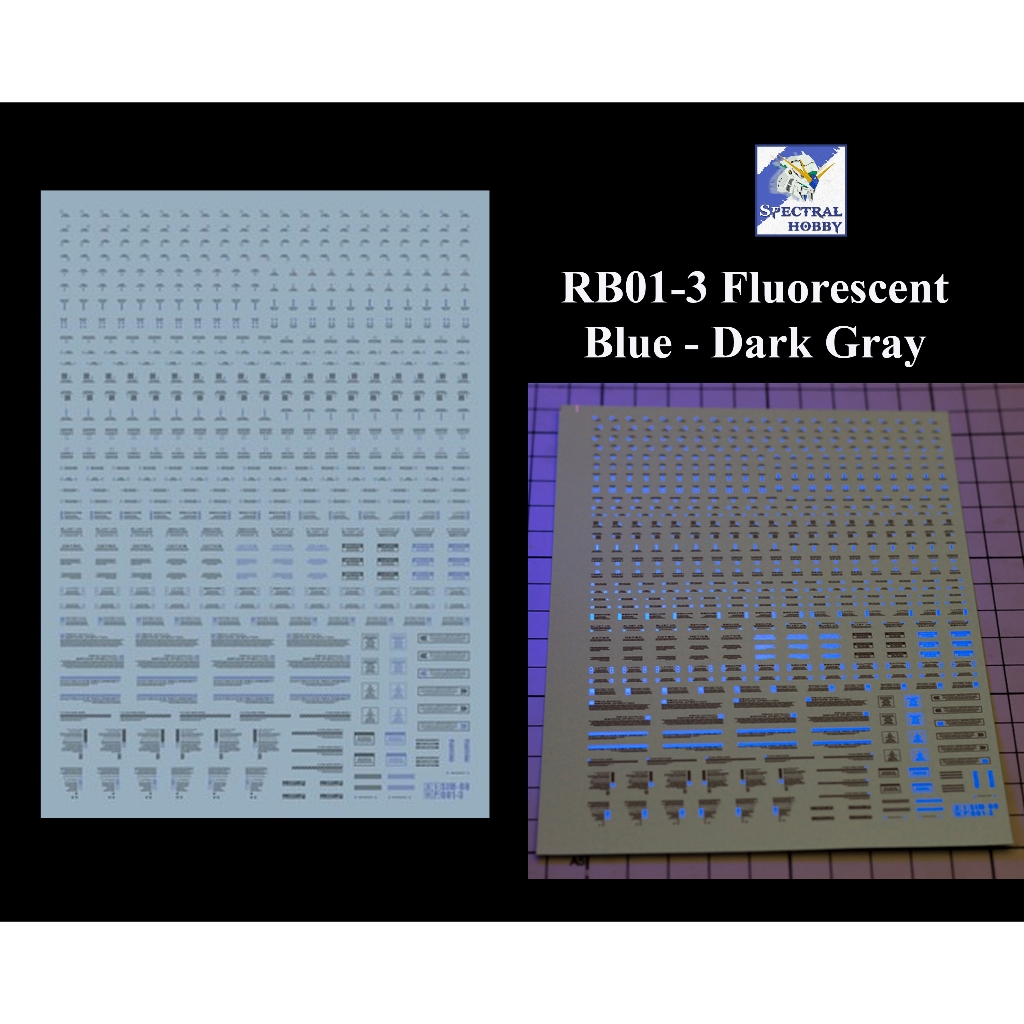 Decal nước dán mô hình RB01 RB02 cảnh báo MG HG RG EVO General Warning Caution Water Sticker