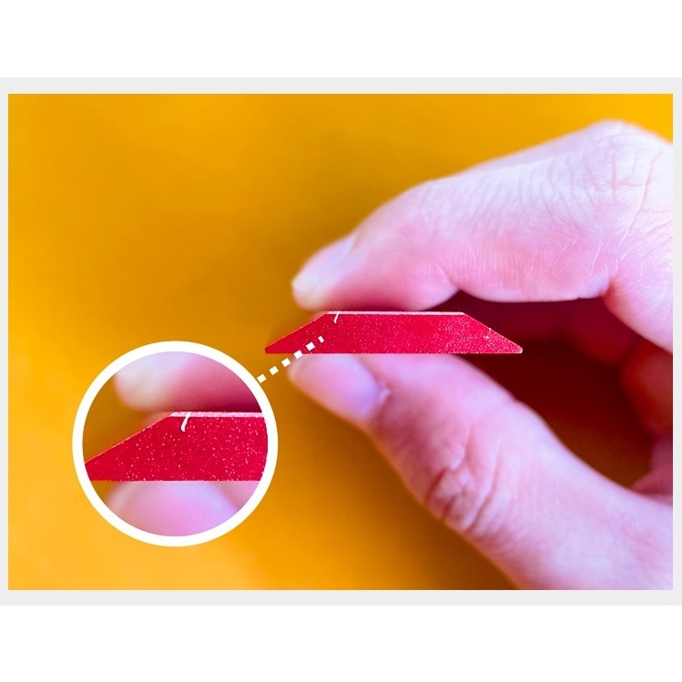 Dụng cụ Kẹp nhám dán LAZY shiki thanh tấm mài hợp kim Aluminium Alloy Grinding Stick sanding