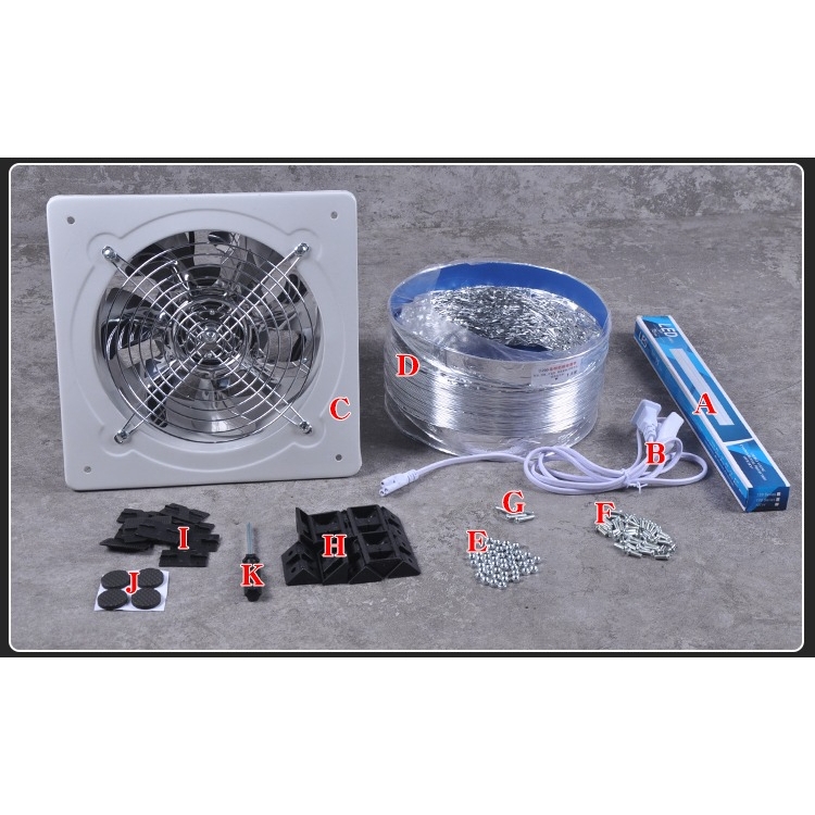 Hộp hút khí mùi sơn áp lực âm CORMAKE GJ-0524 Negative pressure spray box exhaust fan paint box