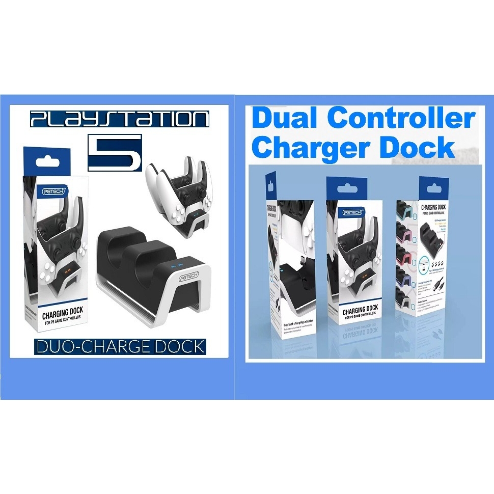 Đế sạc bộ điều khiển PGTECH PS5 có đầu chuyển đổi tiếp điểm Charging Base P5 Dual Controller GP-502
