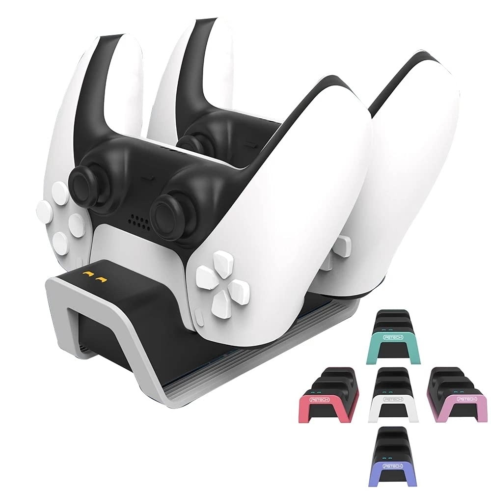 Đế sạc bộ điều khiển PGTECH PS5 có đầu chuyển đổi tiếp điểm Charging Base P5 Dual Controller GP-502