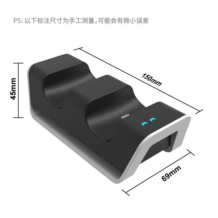 Đế sạc bộ điều khiển PGTECH PS5 có đầu chuyển đổi tiếp điểm Charging Base P5 Dual Controller GP-502