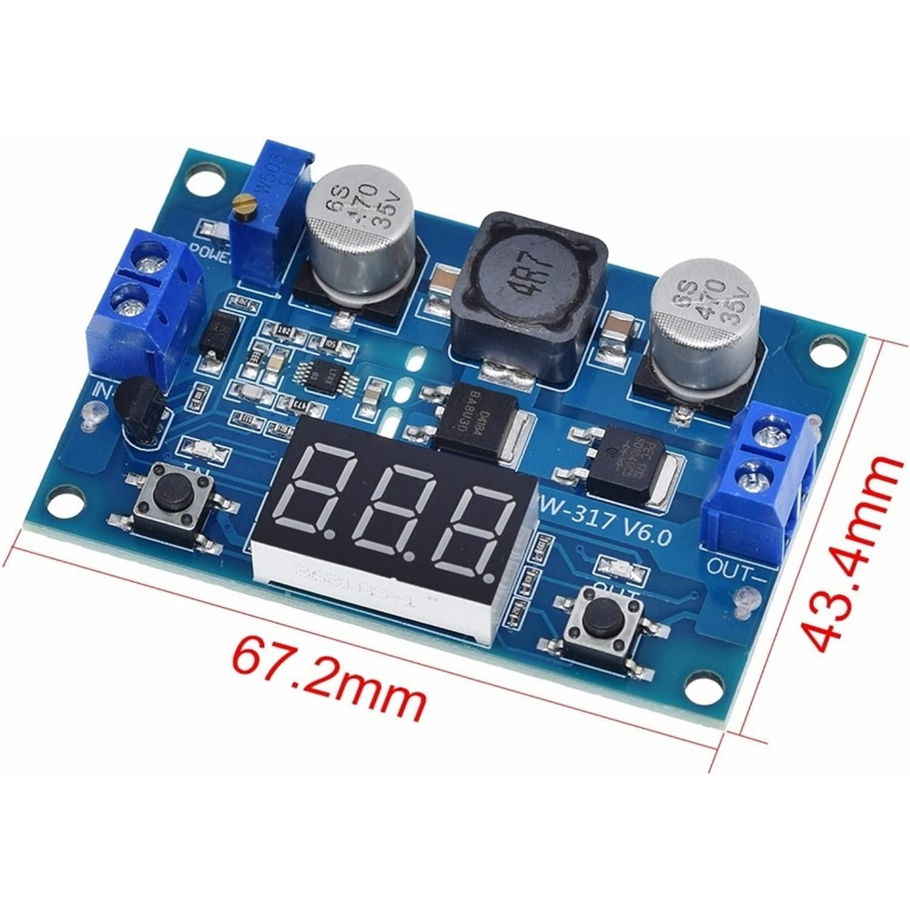 Mạch tăng áp DC Boost 100W 3.5-35V màn hiển thị kĩ thuật số LTC1871 HW-317