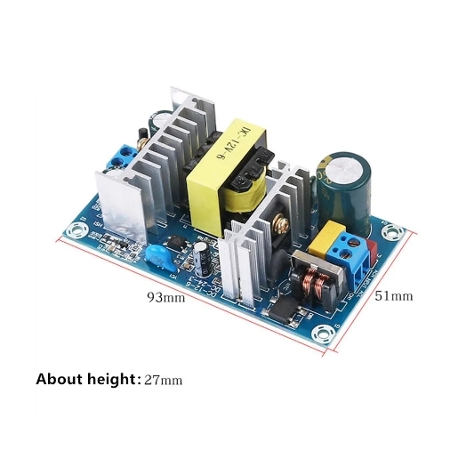 Mạch chuyển nguồn AC85 ~ 265V sang DC 12V 6-8A Module AC To DC Converter Isolated Power