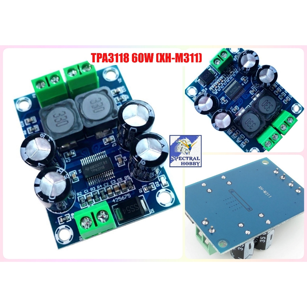Mạch khuếch đại âm thanh mono 60W TPA3118 60W (XH-M311 / M313) Audio Amplification Board