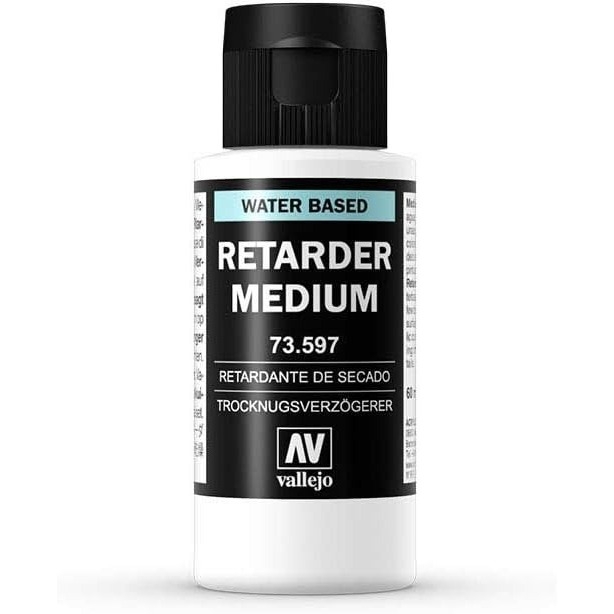 Sơn VALLEJO Retarder làm chậm thời gian khô sơn tạo bóng, kỹ thuật ướt, giảm bết vệt sơn