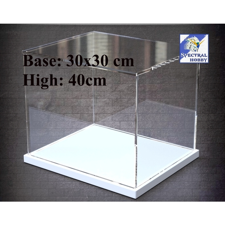 Hộp MICA trưng bày mô hình HIGH-DEFINITION TRANSPARENT PLEXIGLASS DISPLAY BOX Guweiti