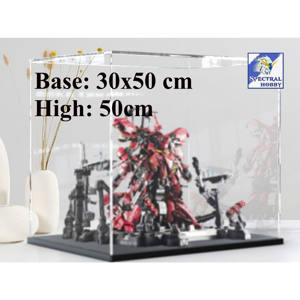 Hộp MICA trưng bày mô hình HIGH-DEFINITION TRANSPARENT PLEXIGLASS DISPLAY BOX Guweiti