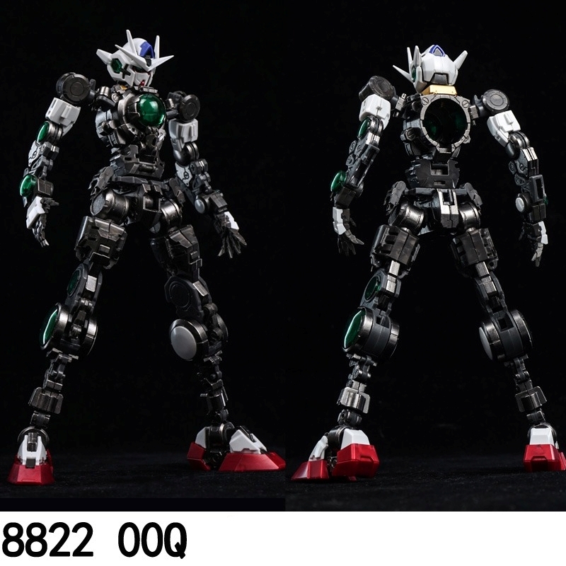 Phụ kiện mô hình bộ độ metal frame cho Mg 00Q Qan-T Qan(T) QanT 6622 8822 Alloy Skeleton (kèm led chạy)