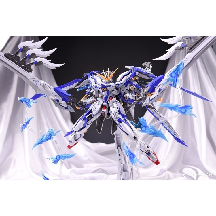 Mô hình lắp ráp ZZA MG 1/100 Blue Flame CH-01 xương kim loại metal alloy skeleton