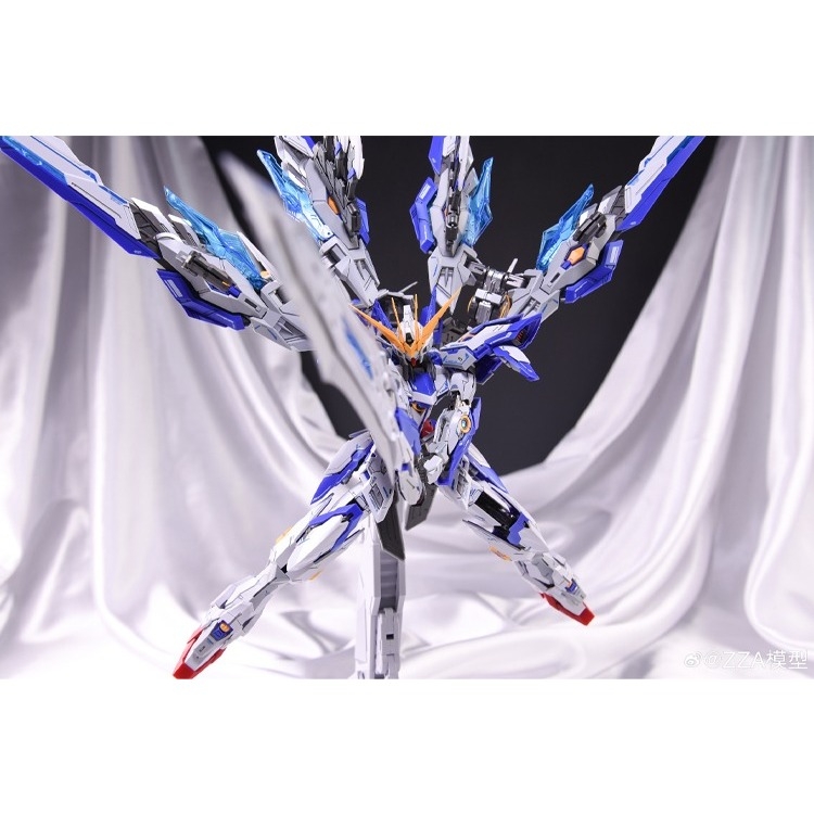 Mô hình lắp ráp ZZA MG 1/100 Blue Flame CH-01 xương kim loại metal alloy skeleton