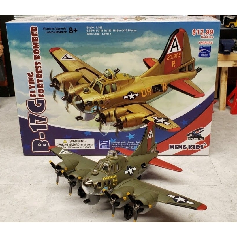 Mô hình lắp ráp Meng B-17G Flying Fortress mPLANE-001