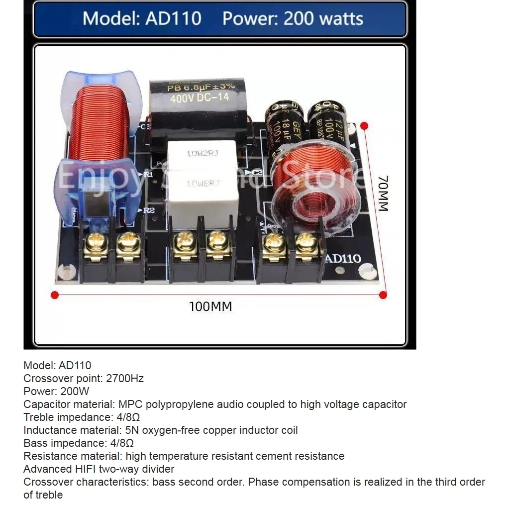 Mạch âm thanh phân tần cao cấp 200w 250w 350w 450w High end audio frequency divider