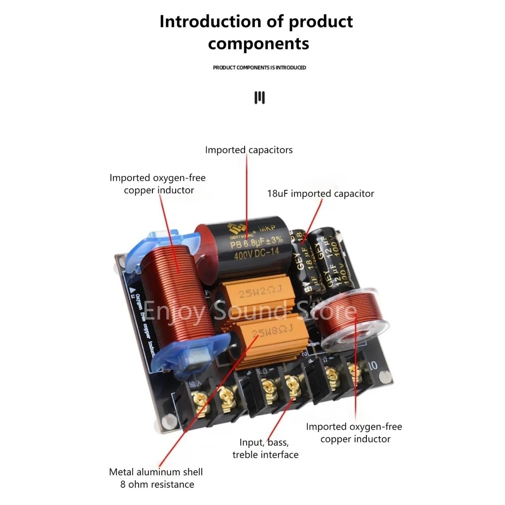Mạch âm thanh phân tần cao cấp 200w 250w 350w 450w High end audio frequency divider