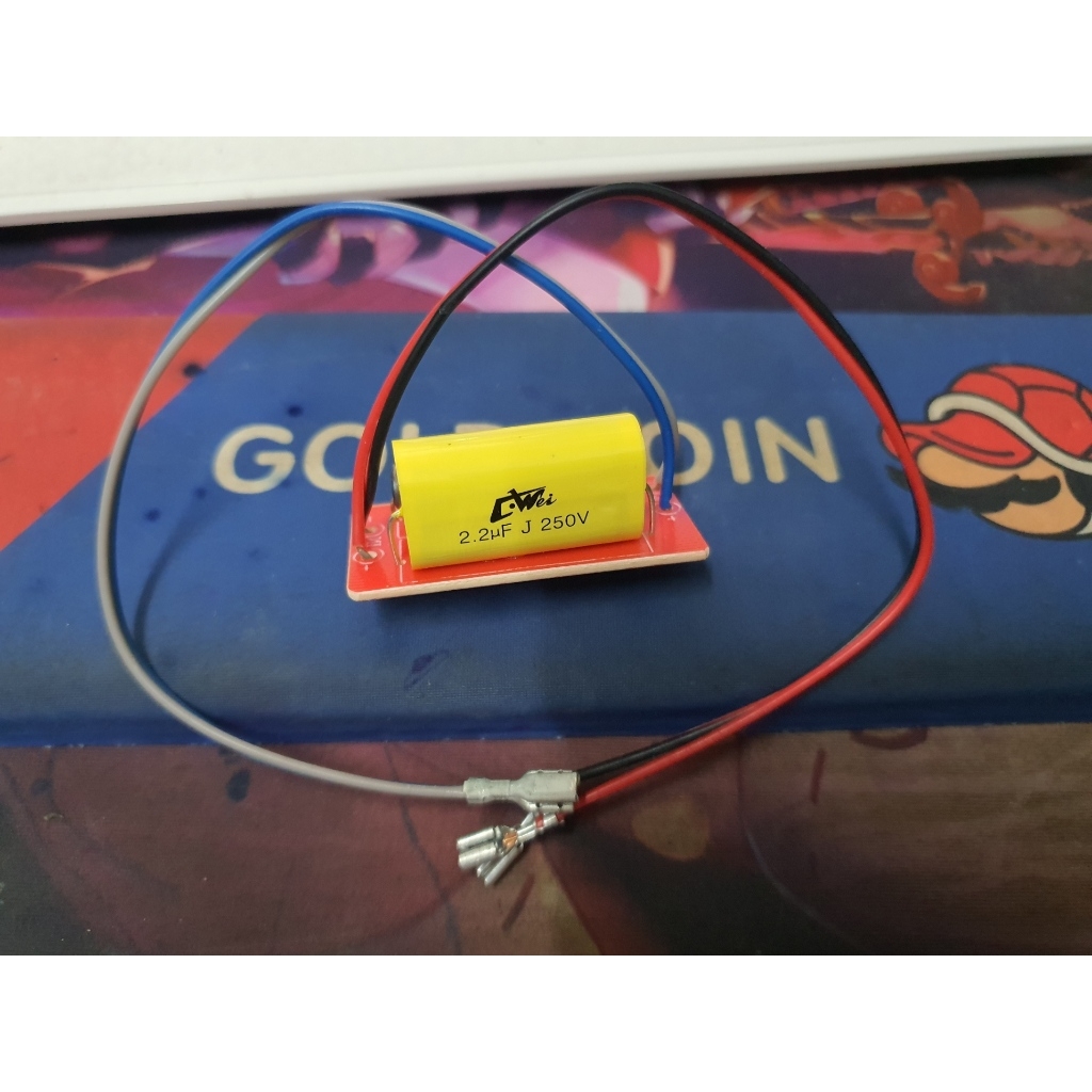 Mạch phân tần loa treble Chống cháy Tụ phân tần loa 40w Pure tweeter crossover WEAH T-5