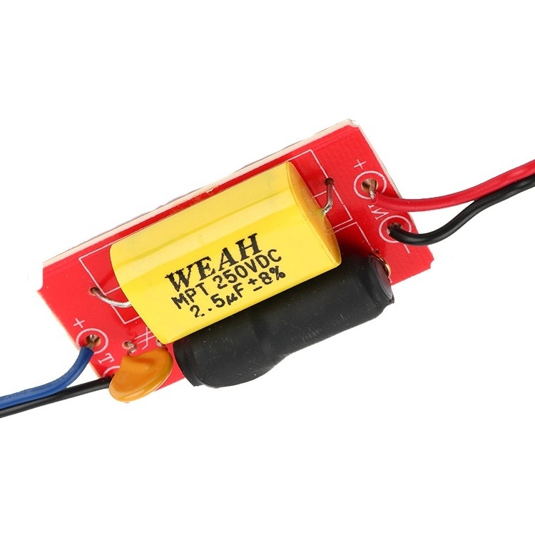 Mạch phân tần loa treble Chống cháy Tụ phân tần loa 40w Pure tweeter crossover WEAH T-5