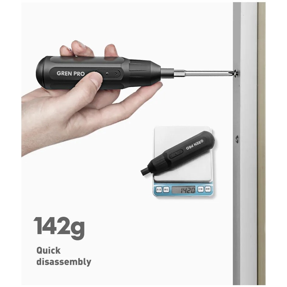 Máy khoan vặn vít Greener siêu mạnh Greener Pro Electric Screwdriver Rechargeable Small Hand Drill