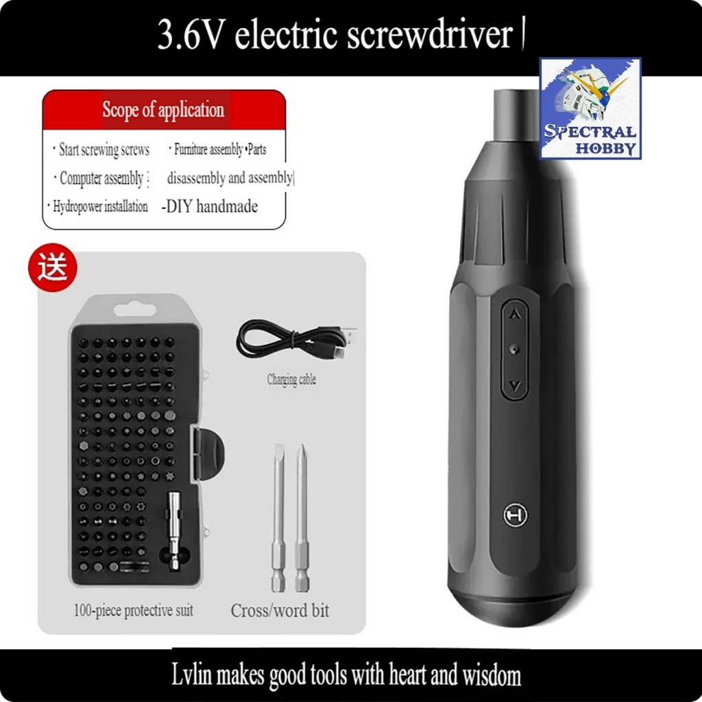 Máy khoan vặn vít Greener siêu mạnh Greener Pro Electric Screwdriver Rechargeable Small Hand Drill