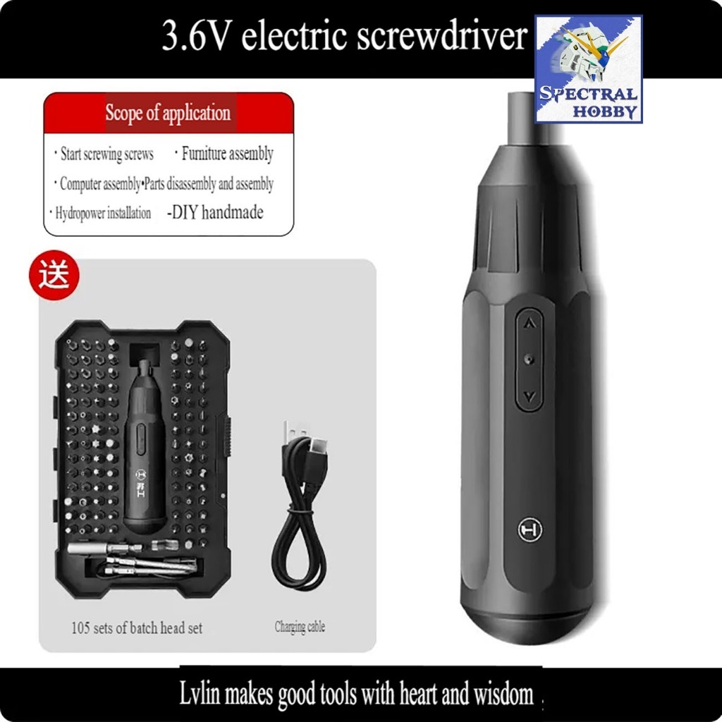 Máy khoan vặn vít Greener siêu mạnh Greener Pro Electric Screwdriver Rechargeable Small Hand Drill