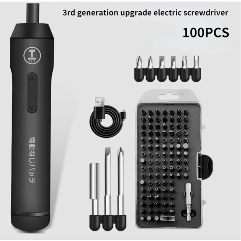 Máy khoan vặn vít mini Greener Pro Max 3rd siêu khoẻ Máy khoan vặn vít Greener Pro-Max 3rd Electric Screwdriver Rechargeable Small Hand Drill