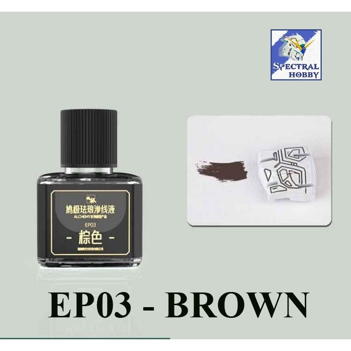 Dụng cụ ALCHEMY dung dịch kẻ Panel Line Accent Color Weathering Bleeding Stain Washing Enamel EP