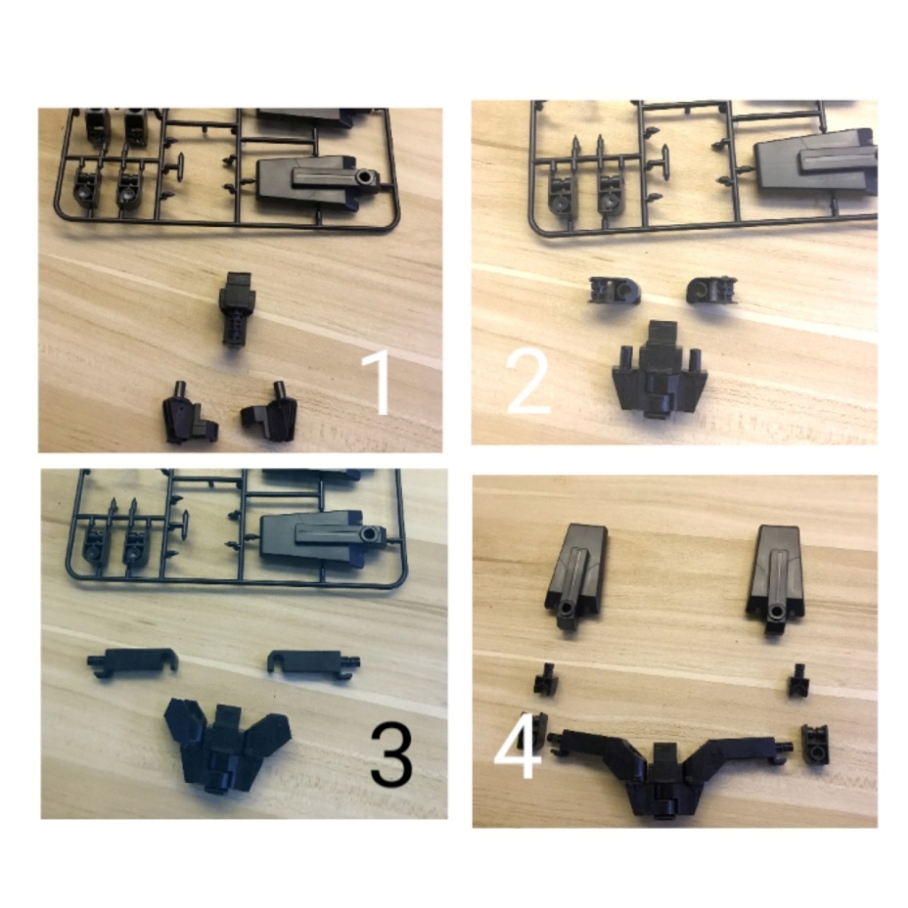 Phụ kiện mô hình back pack kết nối Double Shield Shield Connector Link cho PG Unicorn Banshee Phenex