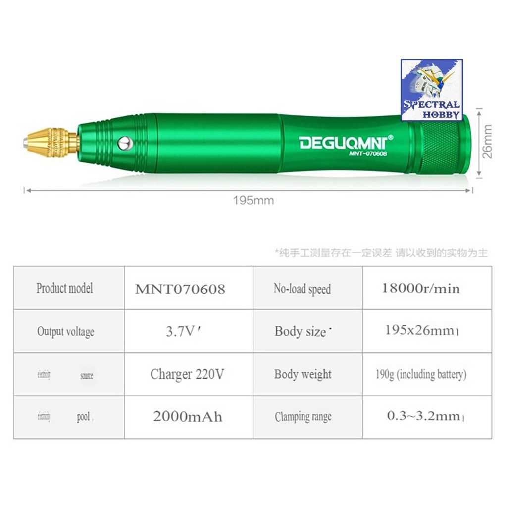 Máy khoan mài cầm tay mini metal Wireless Lithium Grinding Pen DEGUQMNT 070608