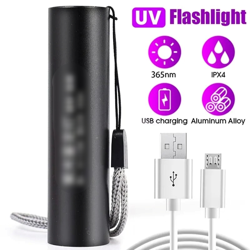 Đèn LED UV Mini Ánh Sáng Trắng / Tím Đa Năng huỳnh quang soi tiền soi phát quang các loại