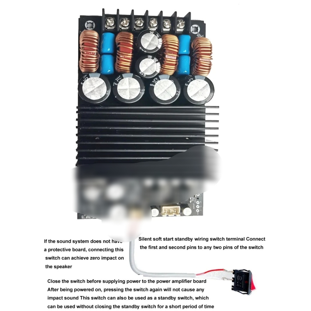 Mạch khuếch đại âm thanh TPA3255 Amplifier HIFI 2.0 channel 300W + 300W DC19-50V